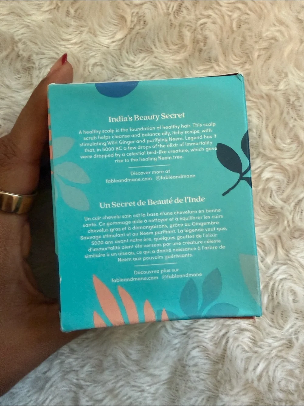 Fable & mane Wild Ginger Purifying Scrub